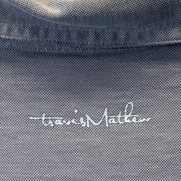 Travis Mathew Golf Polo Shirt Mens Size XL Gray Short Sleeves Pima Cotton Blend - Picture 5 of 10